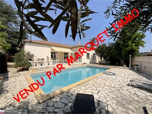 villa à la vente -   34490  MURVIEL LES BEZIERS, surface 144 m2 vente villa - MAQ01801